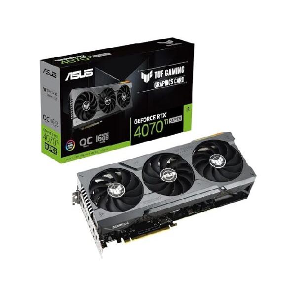 グラフィックボード・グラボ・ビデオカード ASUS TUF Gaming RTX 4070 Ti Super 16GB Amazon | ASUS TUF Gaming GeForce RTX 4070 Ti SUPER 搭載 16GB