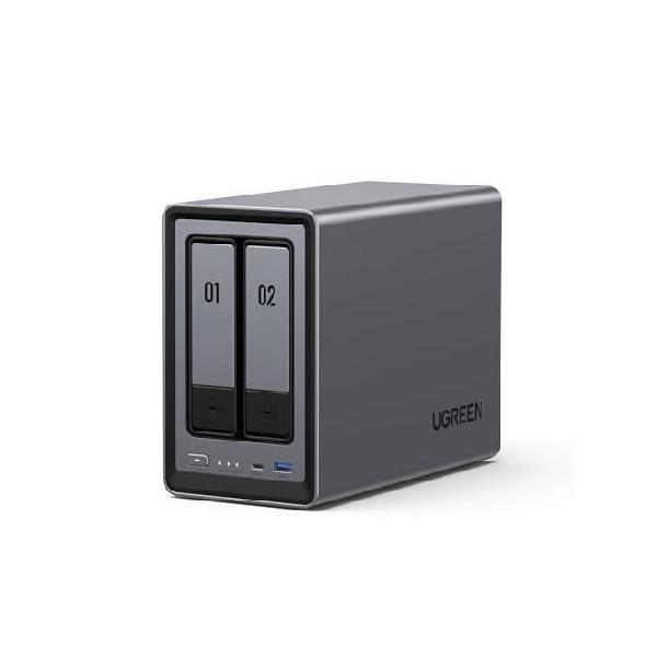 送料無料 UGREEN NASync DXP2800 2ベイデスクトップNAS、Intel N100 