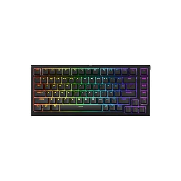 M82HE 磁気スイッチ75% ラピッドトリガー ゲーミングキーボード ホワイト M82HE 磁気スイッチ75% ラピッドトリガー ゲーミングキーボード