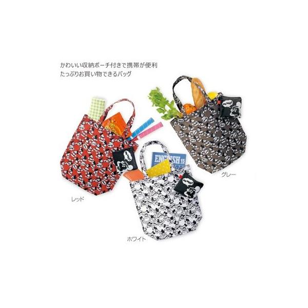 ミッキー ポーチ付エコバッグ 240個単位 まとめ買特価 ノベルティなどに 240個単位 Ns Direct