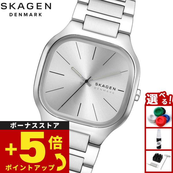 SKAGEN（スカーゲン） 腕時計 メンズ MELLEM 三針 シルバートーン