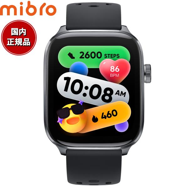 ミブロ Mibro スマートウォッチ Mibro Watch FIT SP380018-C22 ダークグレー 腕時計