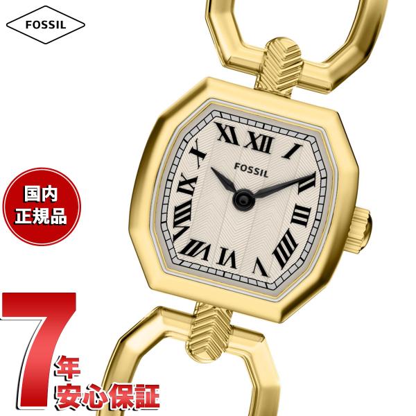 （ノベルティー付き）フォッシル FOSSIL 腕時計 レディース 二針 ゴールドトーン ステンレス ES5483
