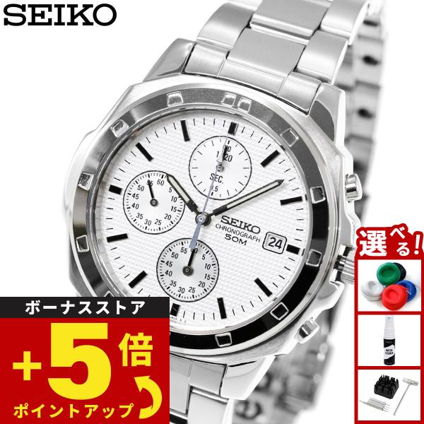 セイコーSEIKO 逆輸入 クロノグラフ SND187