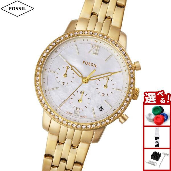 NEUTRA フォッシル FOSSIL 腕時計 レディース クロノグラフ ゴールド