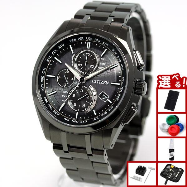CITIZEN ATTEESA クロノグラフ ブラック ATTESA（CITIZEN） （豪華おまけ有） シチズン CITIZEN アテッサ