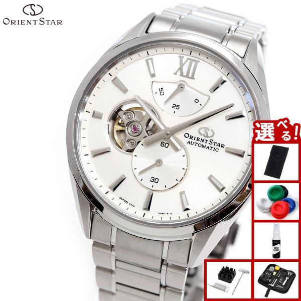 ORIENTオープンハートスモールセコンド裏スケ機械式メンズ腕時計正規逆輸入品 ORIENT STAR （豪華おまけ有） オリエントスター M34 F7 セミ