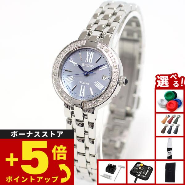 稼動品　SEIKO エクセリーヌ　7Pダイヤ　シルバー　ドレス　腕時計 楽天市場】セイコー ☆希少モデル 美品 エクセリーヌ SWDE007