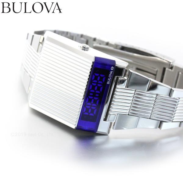 BULOVA ブローバ 腕時計 メンズ LEDデジタルクオーツ アーカイブ 