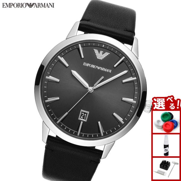 エンポリオアルマーニ 腕時計 EMPORIO ARMANI エンポリオアルマーニ 腕時計 メンズ レザーウォッチ