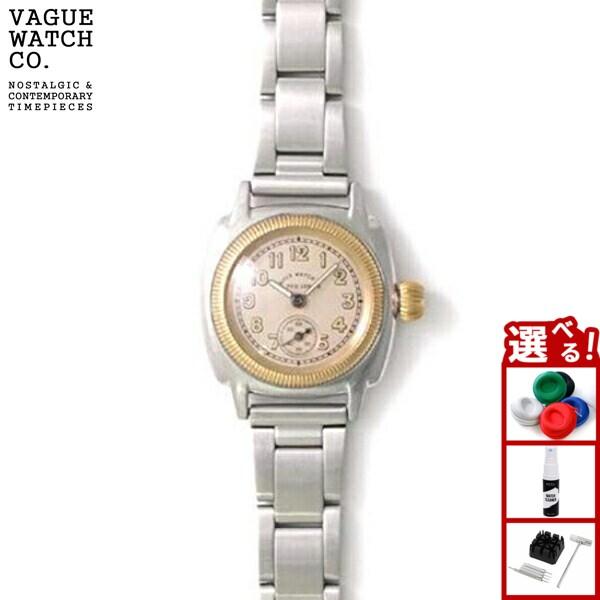 Vague watch Co. ゴールド腕時計 未使用品 VAGUE WATCH CO. 腕時計 ゴールド/シルバー 箱保証書付き - メルカリ