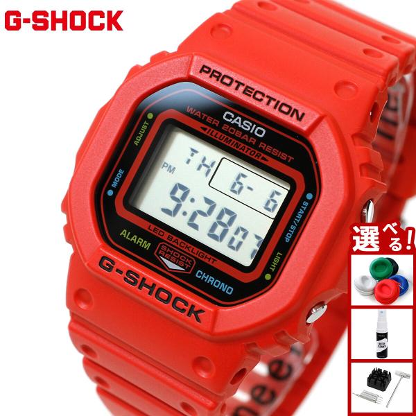 G-SHOCK レッド デジタル腕時計 G-SHOCK Gショック デジタル 腕時計 メンズ DW-5600EP-4JF