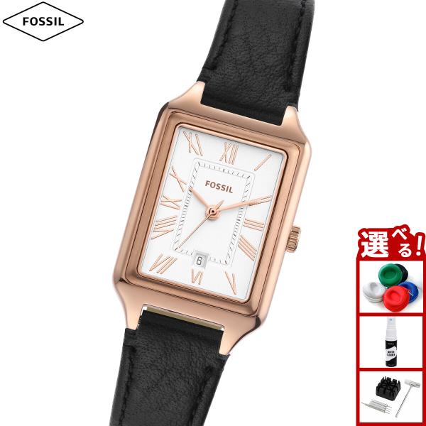 FOSSIL（フォッシル） 腕時計 レディース RAQUEL 三針デイト ブラック
