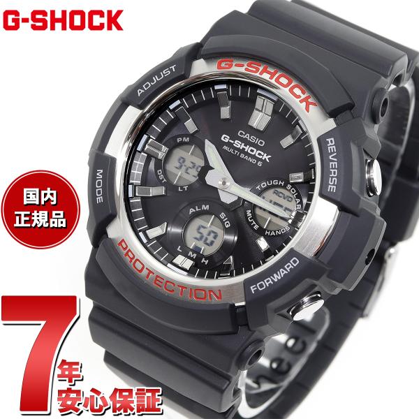 カシオ Gショック CASIO G-SHOCK 電波 ソーラー 腕時計 メンズ GAW-100-1AJF