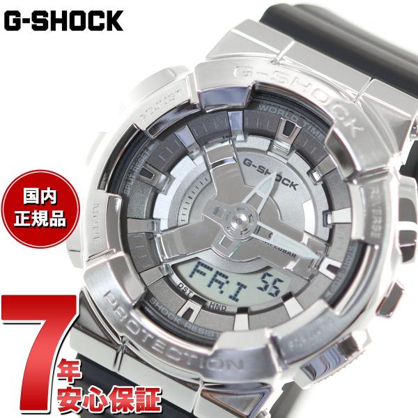 Gショック G-SHOCK 腕時計 GM-S110-1AJF メタルカバー GM-110 小型化  