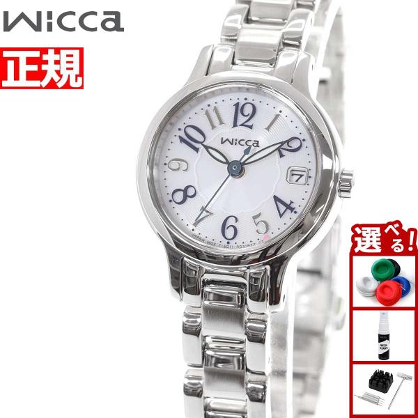 未使用 CITIZEN  wicca ソーラーテック 腕時計 wicca（ウィッカ） シチズン ソーラーテック 腕時計 レディース KH4