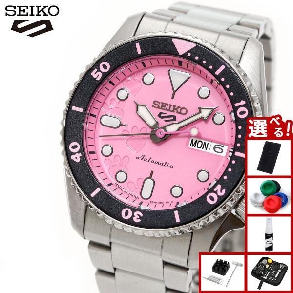 Seiko 5 Sports セイコー5 スポーツ 日本製 自動巻 SEIKO SPORTS PINK