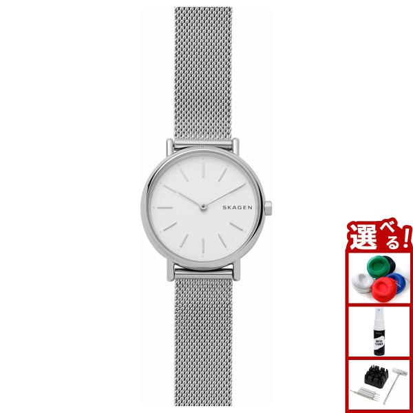 SKAGEN SKW2692 ホワイト レディース Signatur Lille Slim Steel Mesh Watch SKW2692 - Skagen