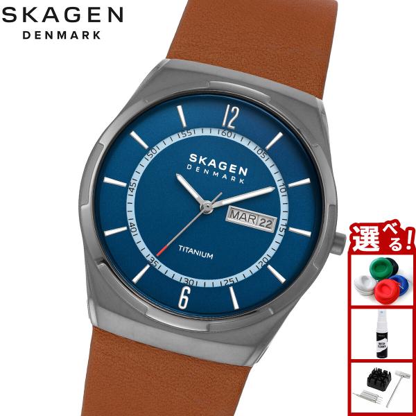 SKAGEN（スカーゲン） 腕時計 メンズ MELBYE TITANIUM 三針デイデイト