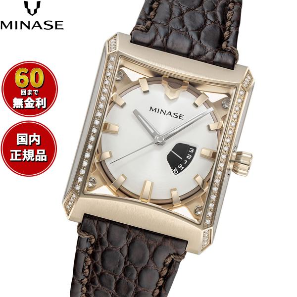 ノベルティー付き）ミナセ MINASE 腕時計 自動巻き FIVE WINDOWS Mid
