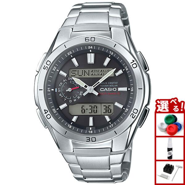 WAVE（CASIO） カシオ ウェーブセプター 電波ソーラー 腕時計 メンズ