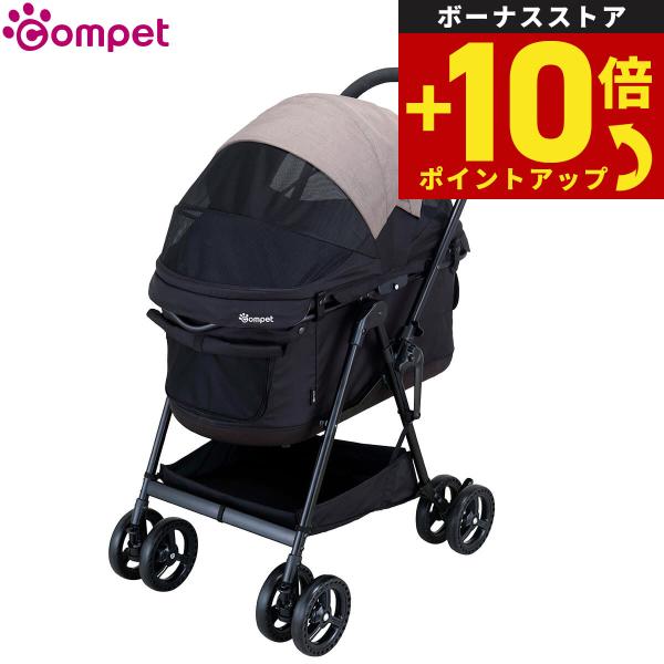 コムペット ペットカート ミリクランアルファロング カラパナブラック