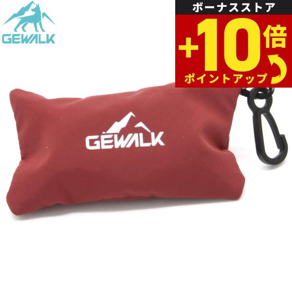 ジウォーク GEWALK プープバッグ ポーチ エコ F レッド