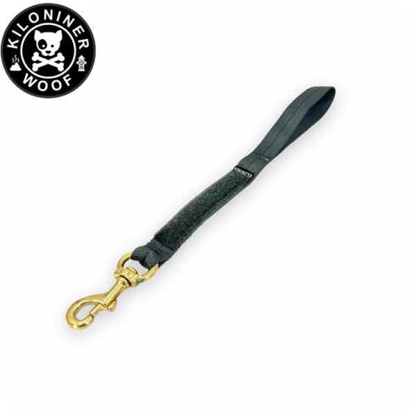 キロナイナー BIG DOG SHORT LEASH 用ショートリード Wolf Grey お散歩 お出かけ