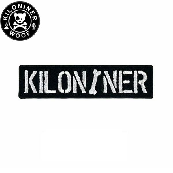 キロナイナー カスタマイズ用パッチ Mini Stencil Patch Black/White ワッペン