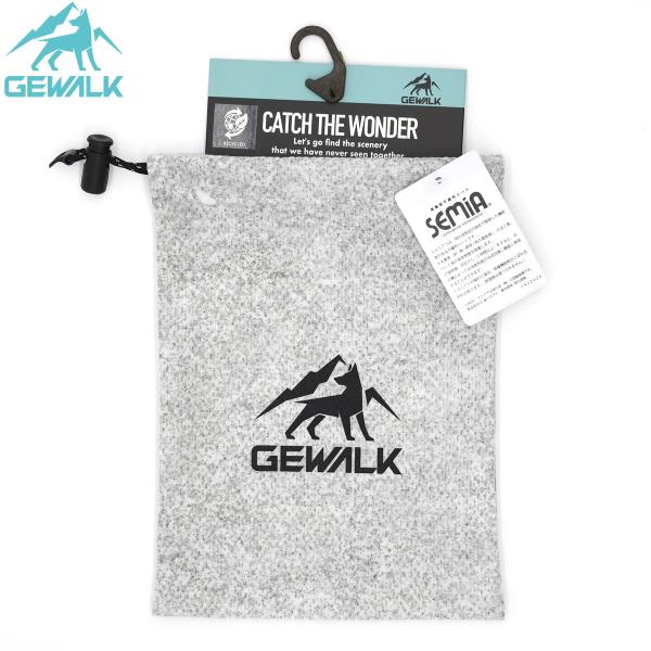 ジウォーク GEWALK デオドライザー プープ ポーチ 旭化成のセミア を採用！特殊活性炭を固定化した不織布の消臭ポーチです。特殊活性炭が気になるニオイを軽減。※洗濯不可