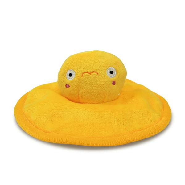 倍々+5倍！最大ポイント26倍！本日限定！【ペッツルート UFOキャッチTOY 笛とパリパリフィルムの2つの音で噛んでも振っても楽しい♪よく飛ぶ形状でふわふわやさしい布のぬいぐるみ！】