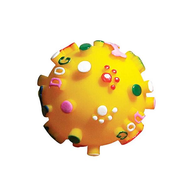 倍々+5倍！最大ポイント26倍！本日限定！【ノル プープードッグボール  でこぼこ突起の刺激がとっても気持ちいいボールです。押すとプープー音がなります】