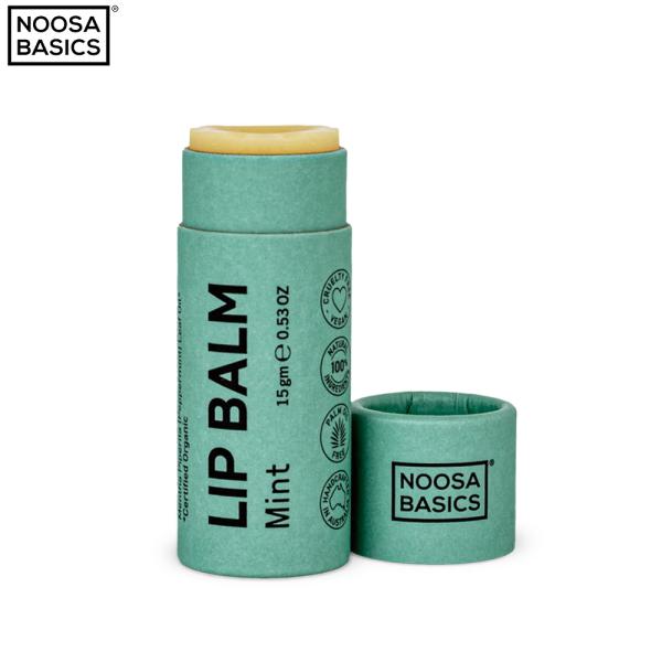 NOOSA BASICS ヌーサ・ベーシックス リップバーム 15g ミント ギフト 無添加 高級 手荒れ オーストラリア土産 海外コスメ 輸入