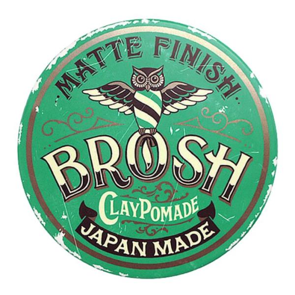 ブロッシュ クレイポマード 120g 水性 整髪料 BROSH CLAY POMADE : Ace