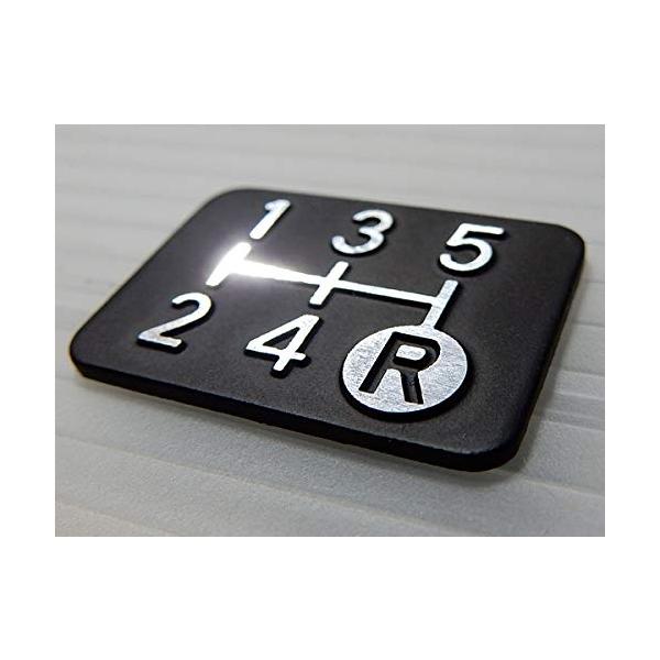 他サイト： Tuningfan ダイヤカット シフトパターンプレート 5MT車用 SPP-K501の商品画像