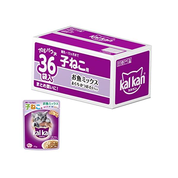 カルカン　パウチ　ウエットフード　子猫　子ねこ　離乳食 Amazon | カルカン パウチ 子猫用 60g×36袋 とろみ仕立て