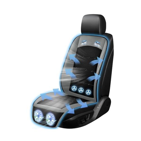 クールシート 車 2025進化超大風量 無段階調整 DC12V/24V対応