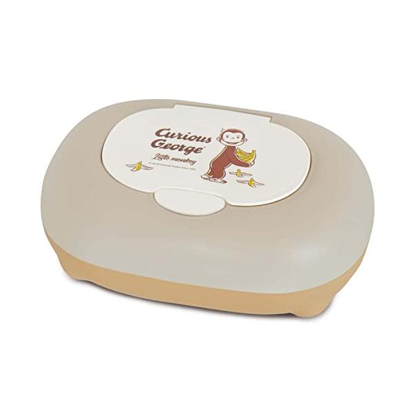 他サイト： 錦化成 おさるのジョージ ウェットティッシュケース ワンタッチ LBE×BE-bnn 幅19×奥行13×高さ7.5cm 日本製の商品画像