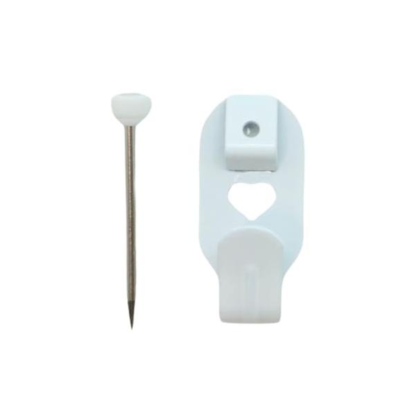 他サイト： 福井金属工芸 額縁を壁に掛ける際に使える 鉄 並 Xフック 小 ホワイト 5個入 4053-W-5の商品画像