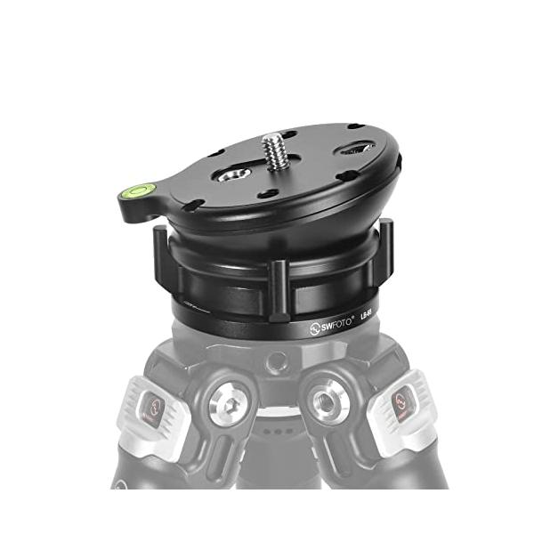 SWFOTO LB-68 レベリングベース 低重心 雲台 アルミニウム合金製 SWFOTO LB-68 レベリングベース 低重心 雲台 アルミニウム合金製