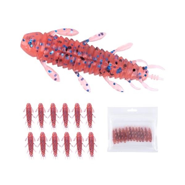 グローワーム　オールドルアー Gotureゴチュール ワーム 12枚セット 4.5cm 1.77インチ クロー