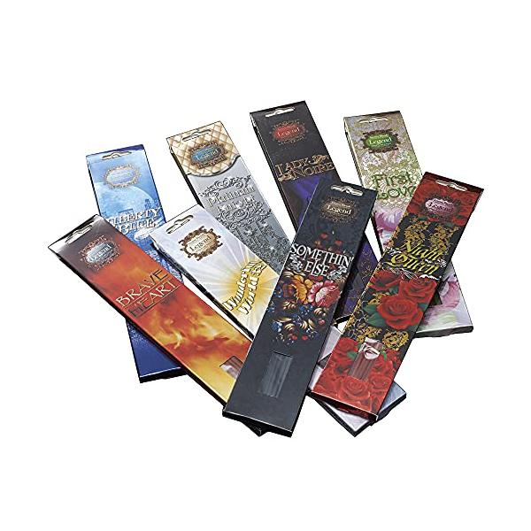 他サイト： パルマート Aroma Blends アロマブレンズ レジェンド インセンススティック 20種×各1おまかせセット Φ3×H24.4cmの商品画像