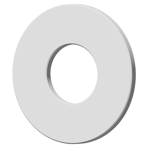 ステンレス 平ワッシャー M16用 5/8インチ兼用 (内径17.0mm 外径40mm 厚さ2.0mm 2個入)
