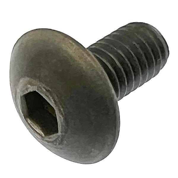 バイク用 純チタン 六角穴付 トラス キャップ ボルト M6 ピッチ1.0 [並目] 長さ12mm [2本入]