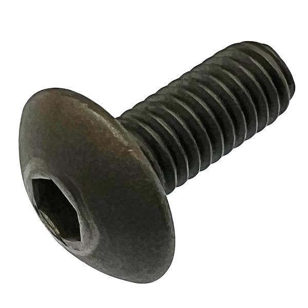 バイク用 純チタン 六角穴付 トラス キャップ ボルト M6 ピッチ1.0 [並目] 長さ15mm [2本入]