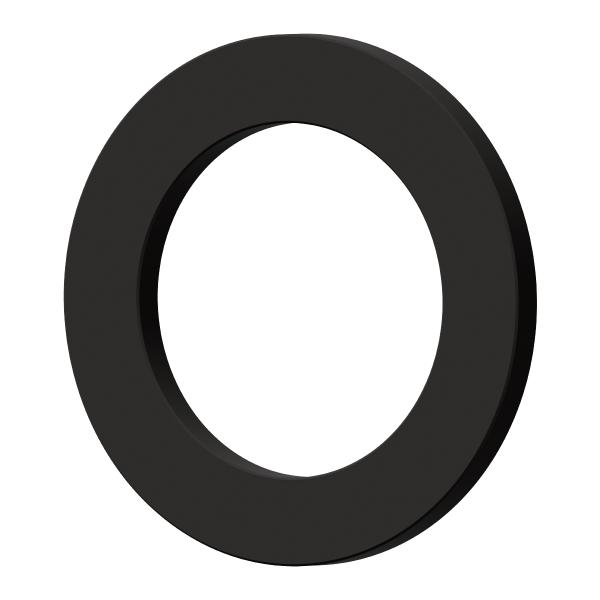 バイク用 M10 防振 防水 黒 ゴム ワッシャー EPDM [4個入] ( 内径 10mm 外径 15mm 厚さ 1.0mm ) 3/8 インチ兼用