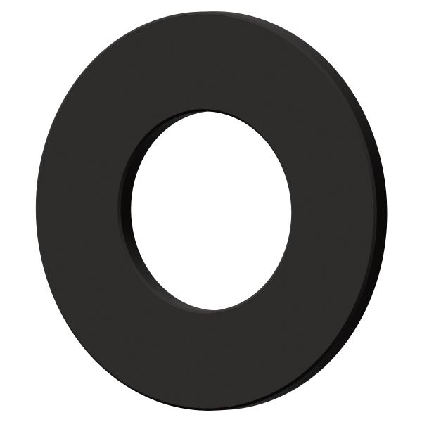バイク用 M10 防振 防水 黒 ゴム ワッシャー EPDM [4個入] ( 内径 10mm 外径 20mm 厚さ 1.0mm ) 3/8 インチ兼用