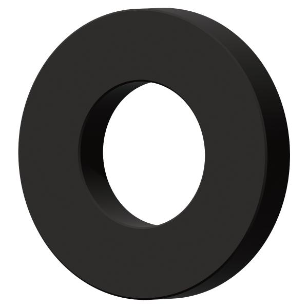 バイク用 M10 防振 防水 黒 ゴム ワッシャー EPDM [4個入] ( 内径 10mm 外径 20mm 厚さ 3.0mm ) 3/8 インチ兼用
