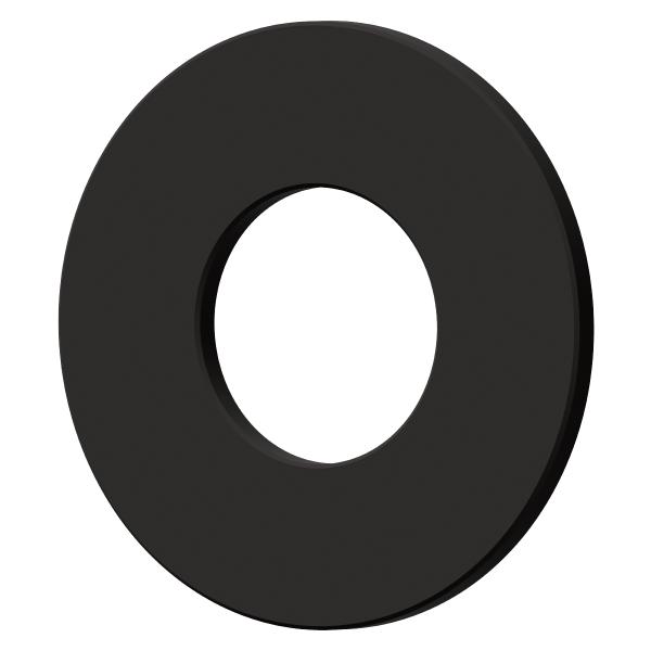 バイク用 M10 防振 防水 黒 ゴム ワッシャー EPDM [4個入] ( 内径 10mm 外径 22mm 厚さ 1.0mm ) 3/8 インチ兼用