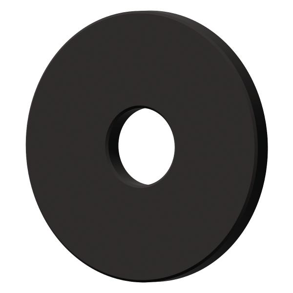 バイク用 M4 防振 防水 黒 ゴム ワッシャー EPDM [4個入] ( 内径 4mm 外径 14mm 厚さ 1.0mm ) 5/32 インチ兼用